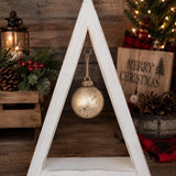Rustic Memory Wooden Christmas Tree Ornament Display