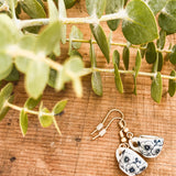 Bluebell Floral Teacup Drop Earrings
