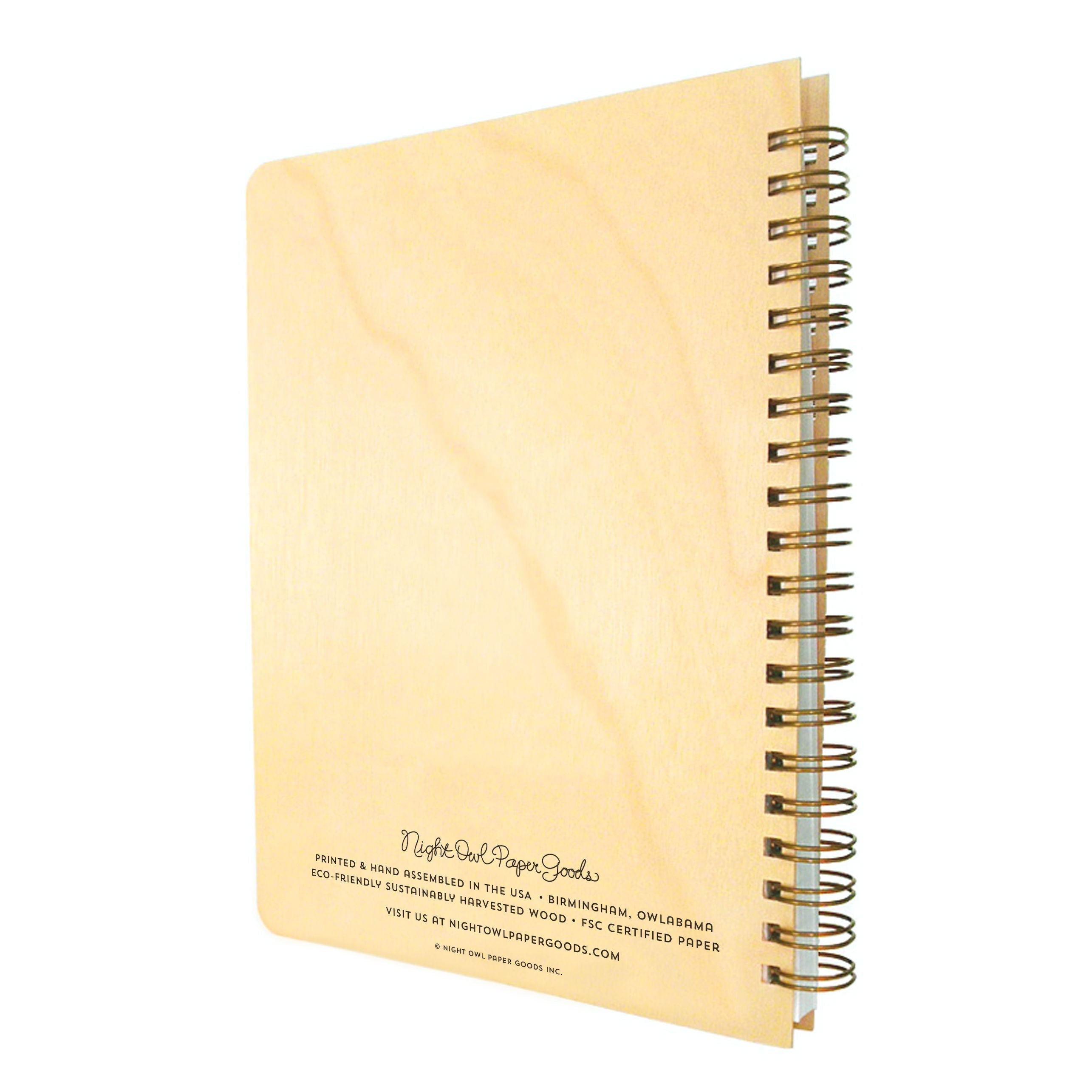 Happy Sun Wood Journal