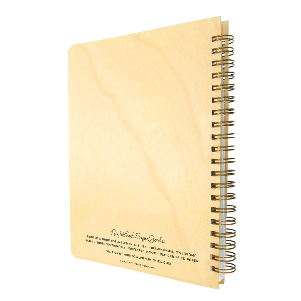 Happy Sun Wood Journal