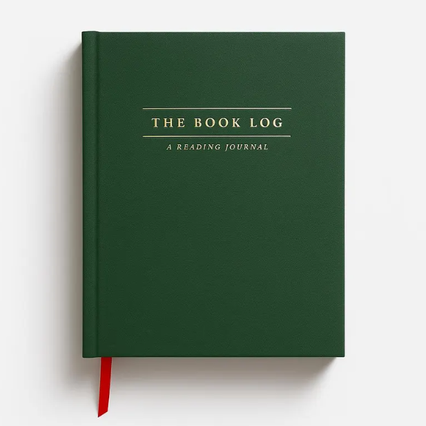 Book Log Reading Journal w/ 120 Reviews & Bookmark – Hardcover Journal with 120 Review Pages | Track & Review Reads, Reading Progress & Club Notes