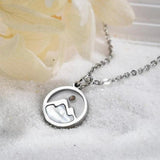 Beautiful Gold or Silver Mountain and Mustard Seed Faith Necklace
