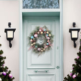 Pastel Christmas Dreams Wreath – Touch of Whimsy 24"