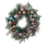 Pastel Christmas Dreams Wreath – Touch of Whimsy 24"