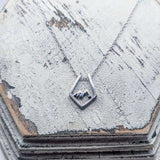 Stainless Steel Gold or Silver Mountain Peak Necklace