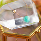 Handcrafted Amazonite & Pearl Goddess Necklace – You Are Brave | SoulKu