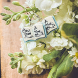 Once Upon a Time Fairy Tale Book Earrings