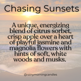 Chasing Sunsets Wax Melts – Citrus Sorbet, Apple & Magnolia
