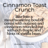 Cinnamon Toast Crunch Wax Melts – Cozy Cinnamon & Maple Scent