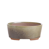 Willow Bonsai Ceramics Oval A Bonsai Pot 6 Inch – Straight‑Sided Oval Ceramic Bonsai & Succulent Planter, High‑Fired Frost‑Proof Stoneware with Drainage & Wiring Holes, Handmade in USA (Copenhagen)