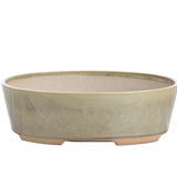 Willow Bonsai Ceramics Oval A Bonsai Pot 8 Inch – Straight‑Sided Oval Ceramic Bonsai & Succulent Planter, High‑Fired Frost‑Proof Stoneware with Drainage & Wiring Holes, Handmade in USA (Copenhagen)
