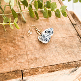 Bluebell Floral Teacup Drop Earrings
