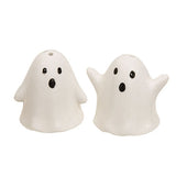Spooky Cute Ceramic Ghost Salt & Pepper Shakers | Set of 2