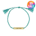 Girl Boss String Gold Bar Bracelet | In a Giftable Glass Jar with Cork Lid