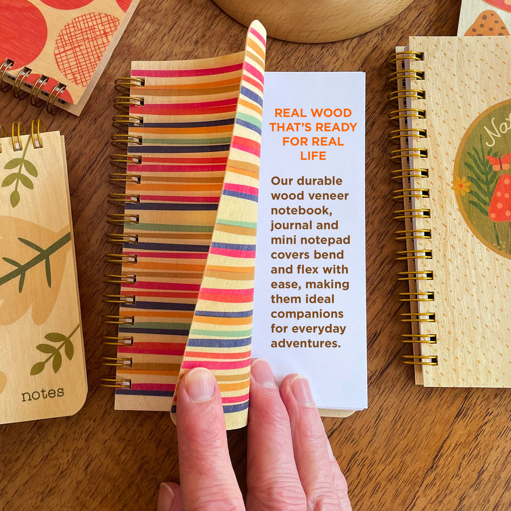 Happy Sun Wood Journal