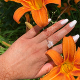 Raw Moonstone Prong Ring