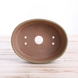 Willow Bonsai Ceramics Oval A Bonsai Pot 6 Inch – Straight‑Sided Oval Ceramic Bonsai & Succulent Planter, High‑Fired Frost‑Proof Stoneware with Drainage & Wiring Holes, Handmade in USA (Copenhagen)