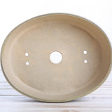 Willow Bonsai Ceramics Oval A Bonsai Pot 8 Inch – Straight‑Sided Oval Ceramic Bonsai & Succulent Planter, High‑Fired Frost‑Proof Stoneware with Drainage & Wiring Holes, Handmade in USA (Copenhagen)