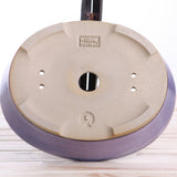 Willow Bonsai Ceramics Oval A Bonsai Pot 8 Inch – Straight‑Sided Oval Ceramic Bonsai & Succulent Planter, High‑Fired Frost‑Proof Stoneware with Drainage & Wiring Holes, Handmade in USA (Purple)