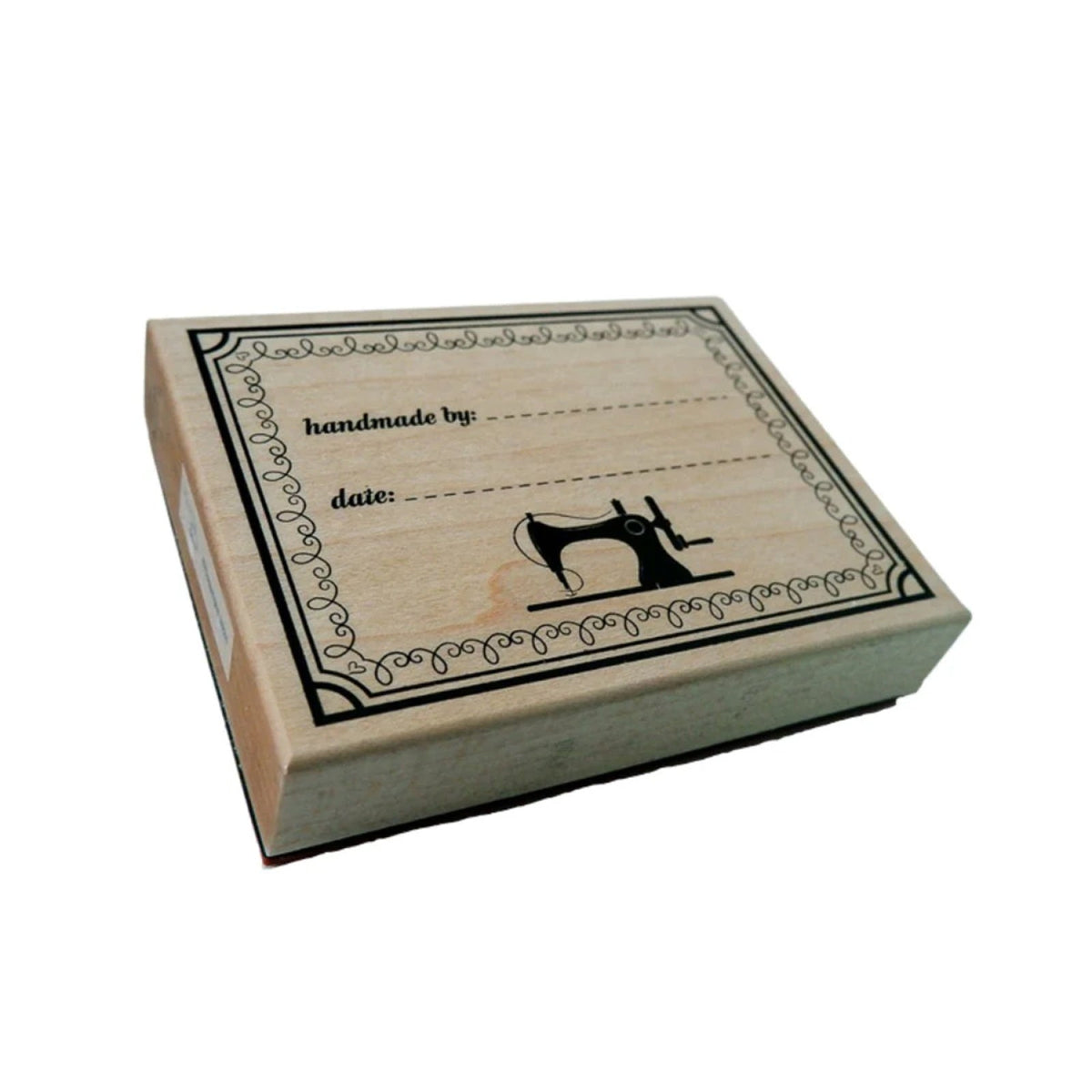 Handmade By Fabric Stamp