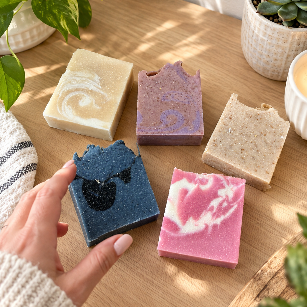 Handcrafted Tallow Soap - Sweet Honey & Oats | Honey Almond Scent