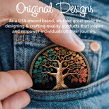 Tree of Life Affirmation Sobriety Coin Gift Set - Multicolor