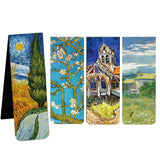 2.5Inch 4PCS Bookmarks with Magnet Book Markers Page Clip for Students Teachers School Home Office Reading Supplies