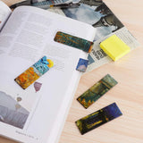 2.5Inch 4PCS Bookmarks with Magnet Book Markers Page Clip for Students Teachers School Home Office Reading Supplies