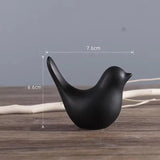 Modern Simple Luxury Golden Ceramic Bird Figurines Home Decoration Accessories Golden Bird Figures Decorative Wedding Ornaments