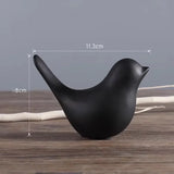 Modern Simple Luxury Golden Ceramic Bird Figurines Home Decoration Accessories Golden Bird Figures Decorative Wedding Ornaments