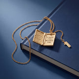 'A Reader Lives A Thousand Lives' Book Club Locket Pendant