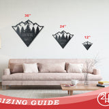 Adventure Mountains Metal Wall Art
