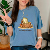 We Nap at Noon Frog Graphic Tee – Whimsical Cottagecore Shirt