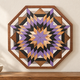 Amish Handmade Barn Quilt Wall Art – Reclaimed Barn Wood – 20.75” x 20.75”
