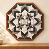 Amish Handmade Barn Quilt Wall Art – Reclaimed Barn Wood – 20.75” x 20.75”