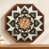 Amish Handmade Barn Quilt Wall Art – Reclaimed Barn Wood – 20.75” x 20.75”