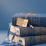 'A Reader Lives A Thousand Lives' Book Club Locket Pendant