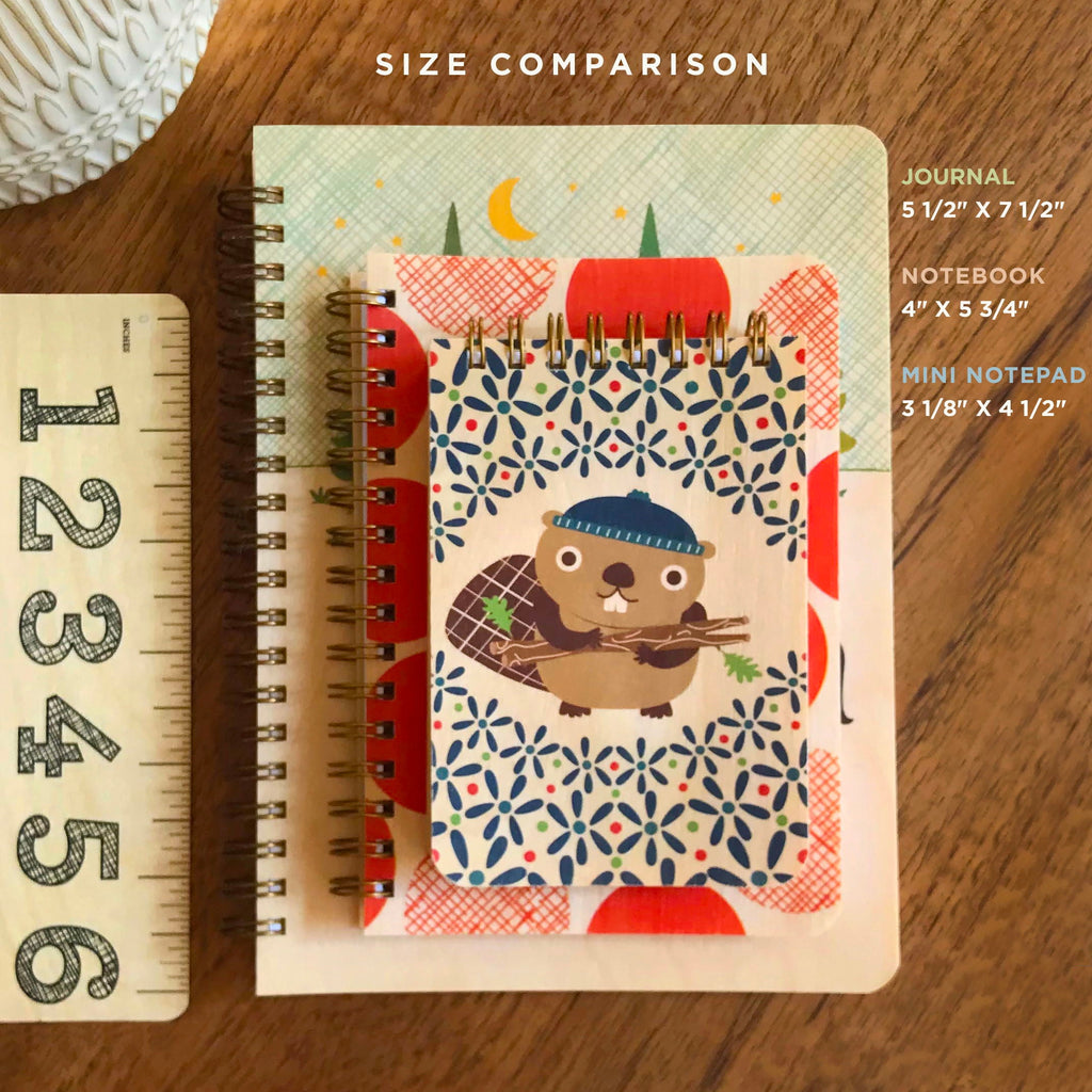 Happy Sun Wood Journal