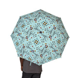 Happy Cat Patterned Umbrella for Every Occasion (Semi-Automatic)