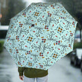Happy Cat Patterned Umbrella for Every Occasion (Semi-Automatic)