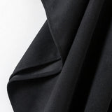 Midnight Wanderer Hooded Cape Coat – Oversized Black Poncho