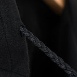Midnight Wanderer Hooded Cape Coat – Oversized Black Poncho