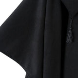 Midnight Wanderer Hooded Cape Coat – Oversized Black Poncho