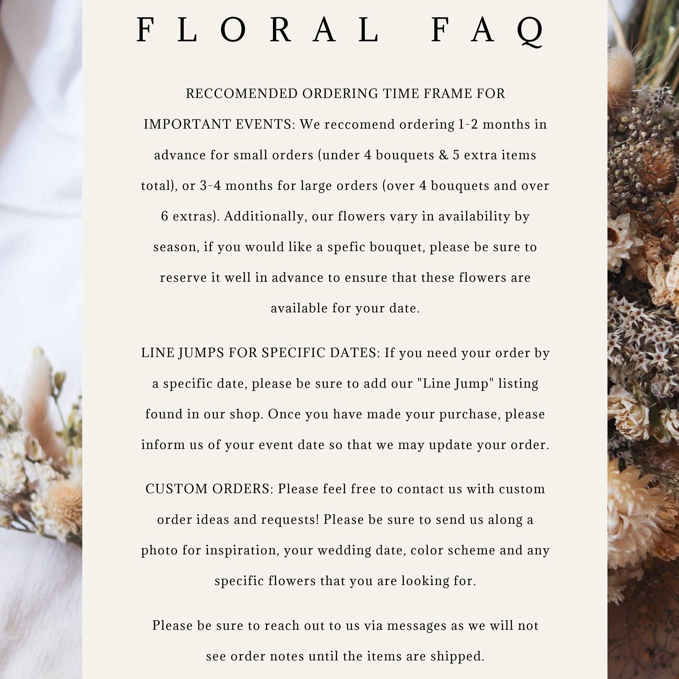 Blush Strawflower Dried Flowers Bouquet