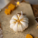 Pumpkin Soy Candle - Fall & Halloween Decor, Pumpkin Shaped, Scented