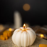Pumpkin Soy Candle - Fall & Halloween Decor, Pumpkin Shaped, Scented
