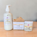 Handcrafted Tallow Soap - Sweet Honey & Oats | Honey Almond Scent