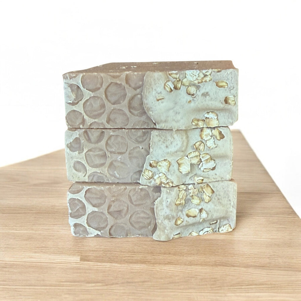 Handcrafted Tallow Soap - Sweet Honey & Oats | Honey Almond Scent