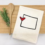 *State Love tea towel